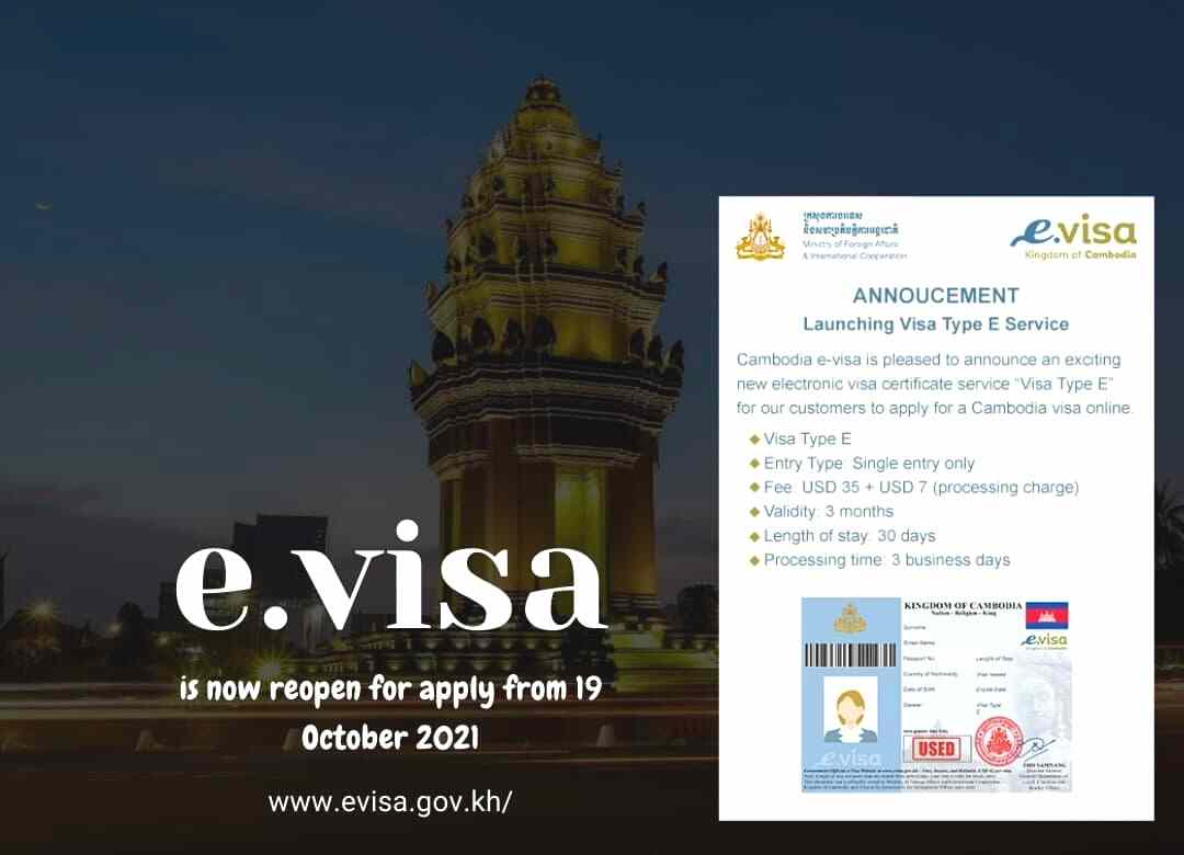 Cambodia Has Reintroduced Tourist E Visas Asia For Holiday   Cambodia Has Reintroduced Tourist E Visas. 