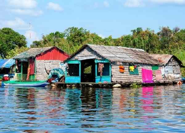 Real life of residents in Floating Villages in Tonle Sap